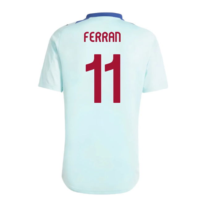 2024-2025 Spain Training Jersey (Halo Mint) (Ferran 11)