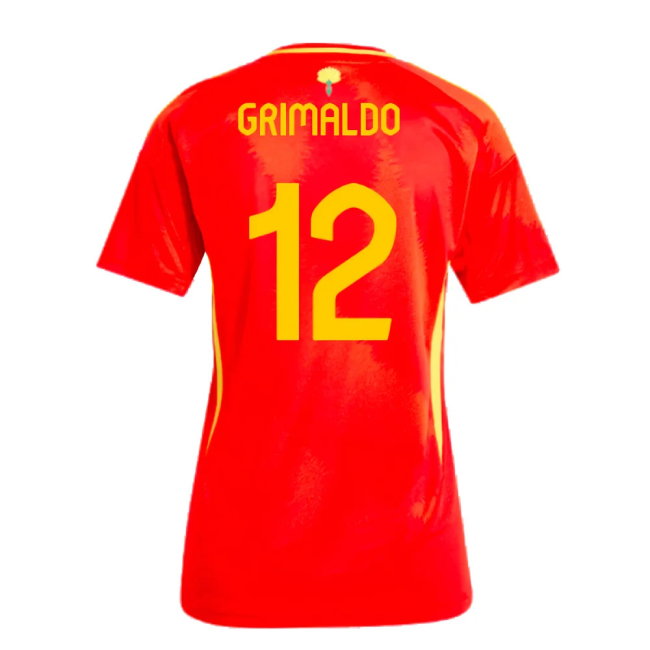 2024-2025 Spain Home Shirt (Ladies) (Grimaldo 12)