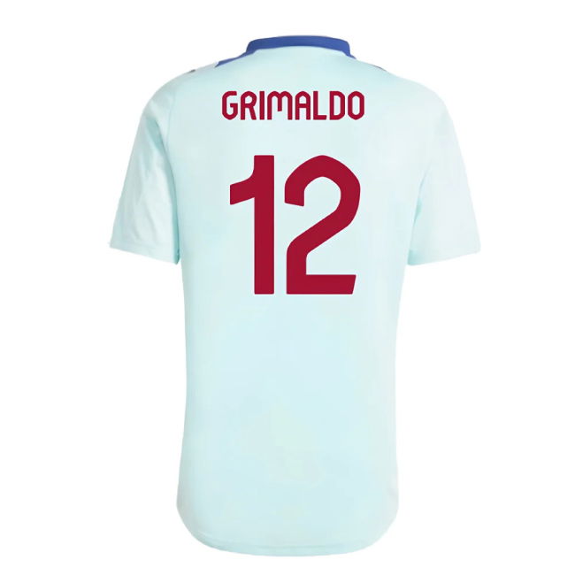 2024-2025 Spain Training Jersey (Halo Mint) (Grimaldo 12)