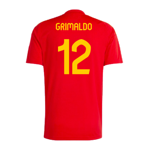 2024-2025 Spain Home Fan Jersey (Grimaldo 12)