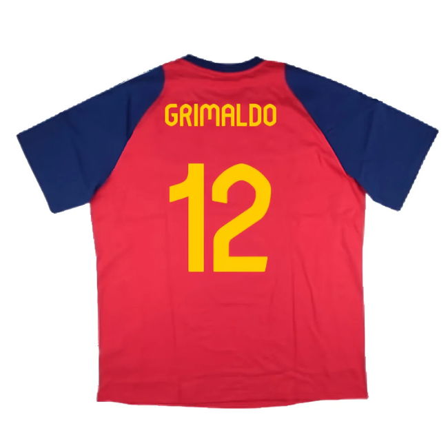 2024-2025 Spain Training Tee (Red) (Grimaldo 12)