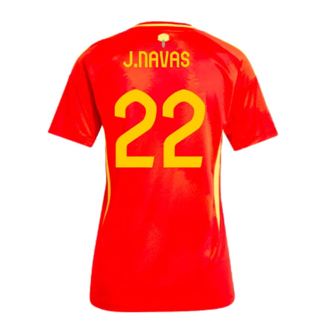 2024-2025 Spain Home Shirt (Ladies) (J.Navas 22)