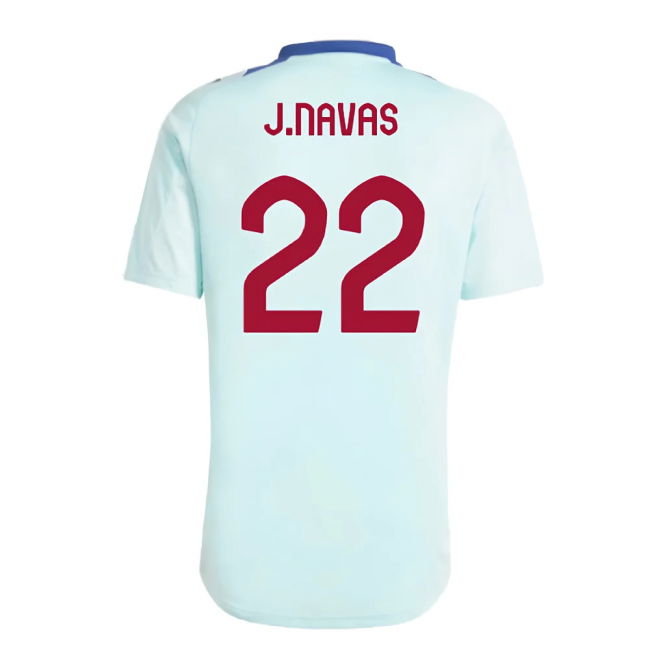 2024-2025 Spain Training Jersey (Halo Mint) (J.Navas 22)