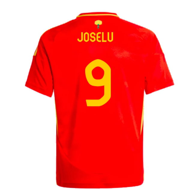 2024-2025 Spain Home Shirt (Kids) (Joselu 9)