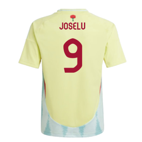 2024-2025 Spain Away Shirt (Kids) (Joselu 9)