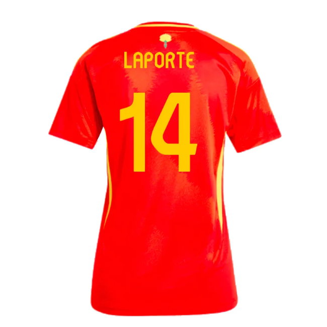2024-2025 Spain Home Shirt (Ladies) (Laporte 14)
