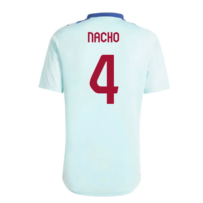 2024-2025 Spain Training Jersey (Halo Mint) (Nacho 4)