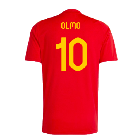 2024-2025 Spain Home Fan Jersey (Olmo 10)