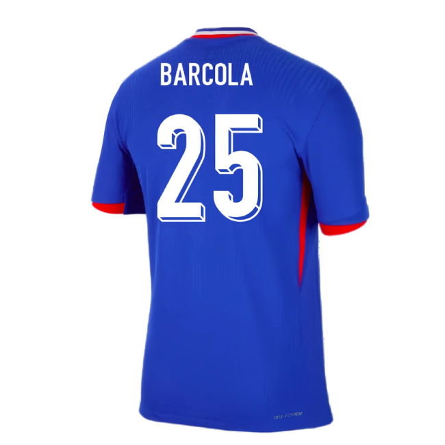 2024-2025 France Dri-FIT ADV Match Home Shirt (Barcola 25)