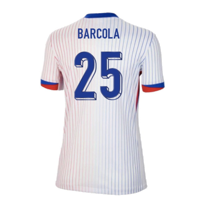 2024-2025 France Away Shirt (Womens) (Barcola 25)