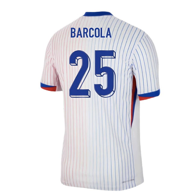 2024-2025 France Away Dri-ADV Match Shirt (Barcola 25)