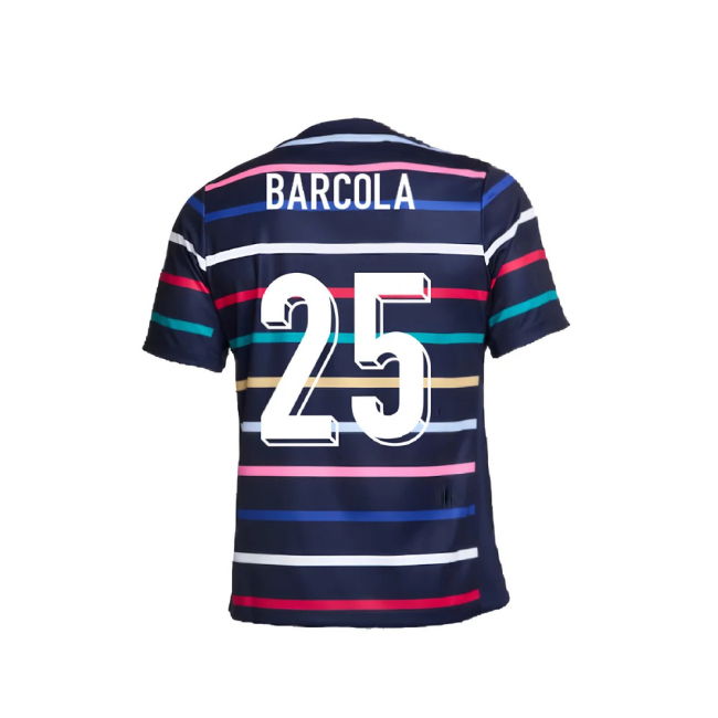 2024-2025 France Academy Pro Home Pre-Match Top (Navy) (Barcola 25)