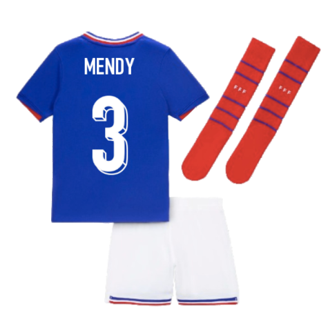 2024-2025 France Home Little Boys Mini Kit (Mendy 3)