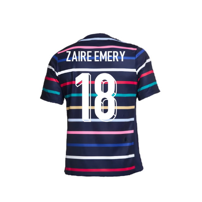 2024-2025 France Academy Pro Home Pre-Match Top (Navy) (Zaire Emery 18)