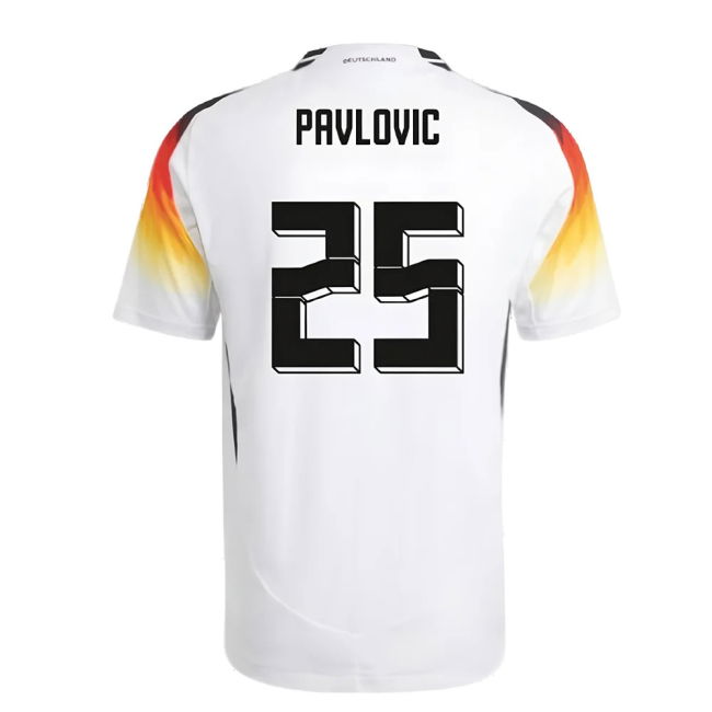 2024-2025 Germany Authentic Home Shirt (Pavlovic 25)