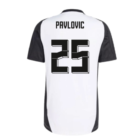 2024-2025 Germany Training Jersey (White) (Pavlovic 25)