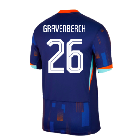 2024-2025 Netherlands Away Shirt (Gravenberch 26)