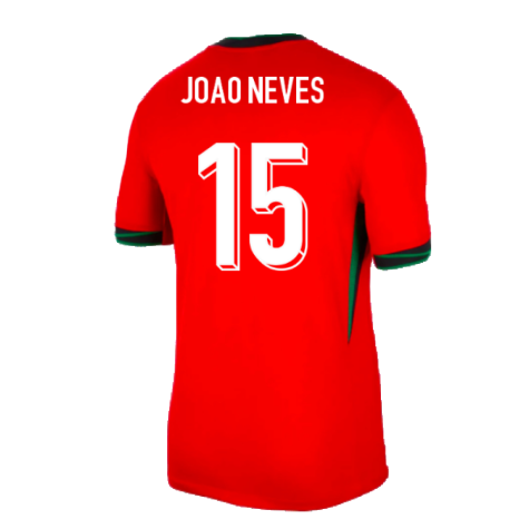 2024-2025 Portugal Home Shirt (Joao Neves 15)