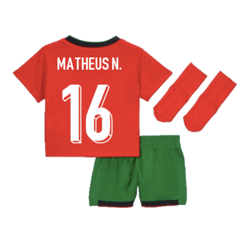 2024-2025 Portugal Home Baby Kit (Matheus N. 16)