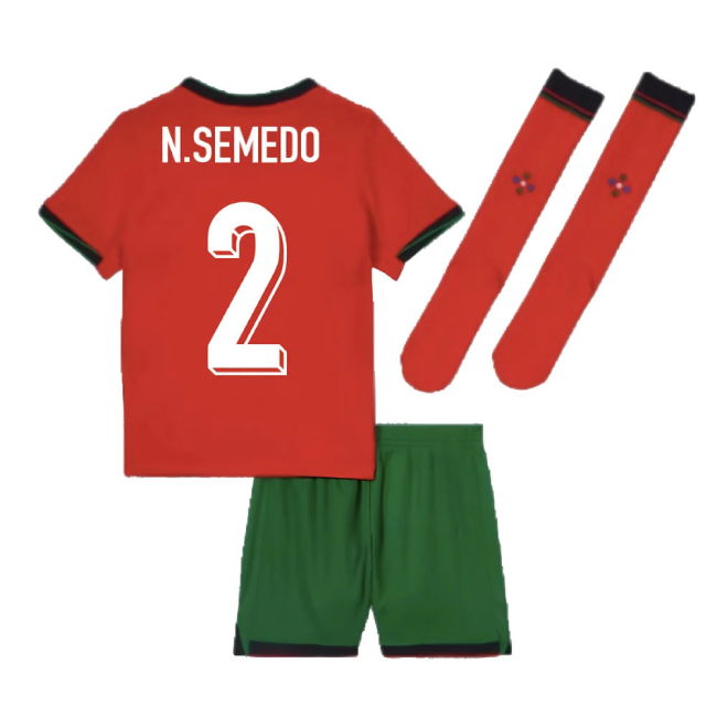 2024-2025 Portugal Home Mini Kit (N.Semedo 2)