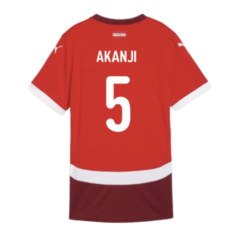 2024-2025 Switzerland Home Shirt (Ladies) (Akanji 5)