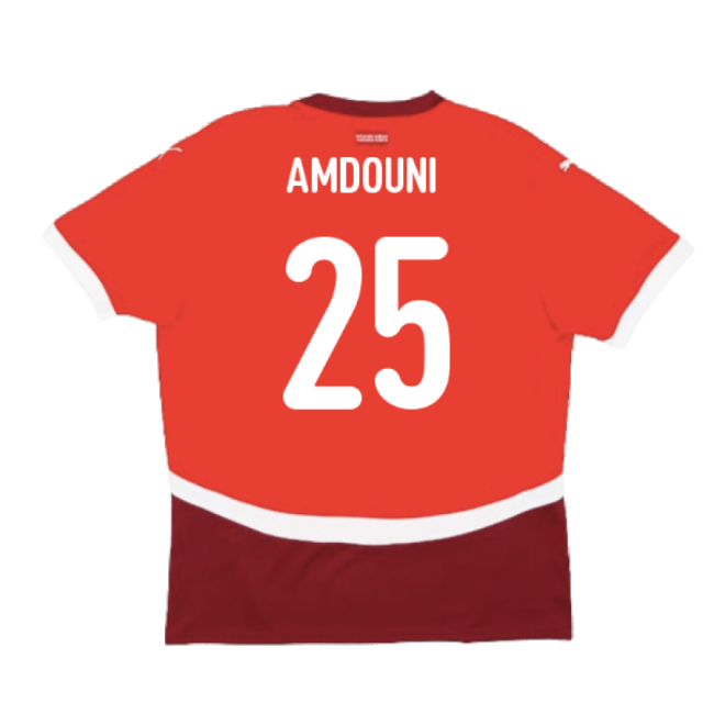 2024-2025 Switzerland Home Shirt (Amdouni 25)