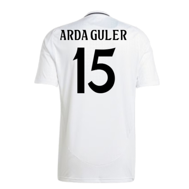 2024-2025 Real Madrid Home Shirt (Arda Guler 15)