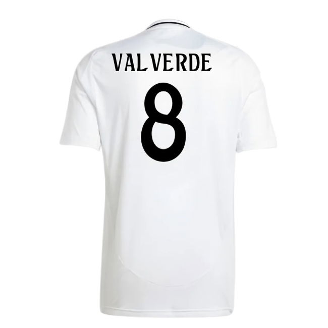 2024-2025 Real Madrid Home Shirt (Valverde 8)
