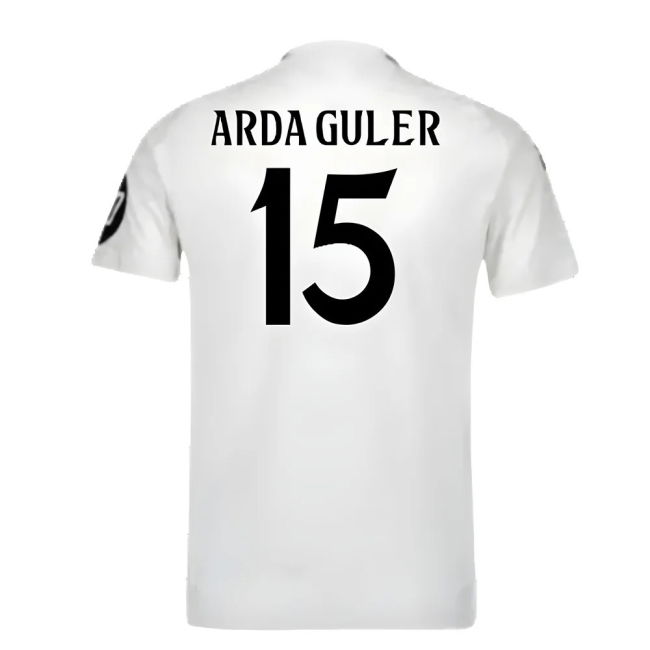 2024-2025 Real Madrid Authentic Home Shirt (Arda Guler 15)