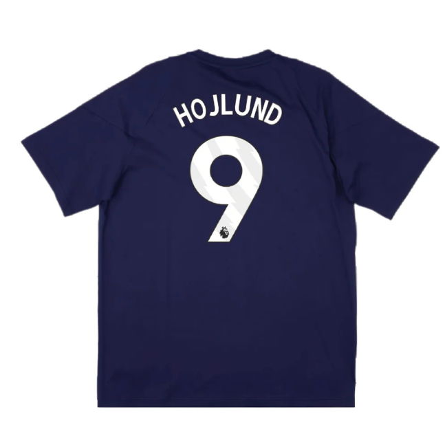 2024-2025 Man Utd Training Tee (Night Indigo) (Hojlund 9)