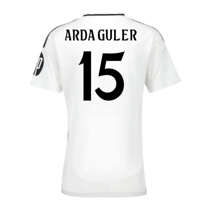 2024-2025 Real Madrid Home Shirt (Womens) (Arda Guler 15)