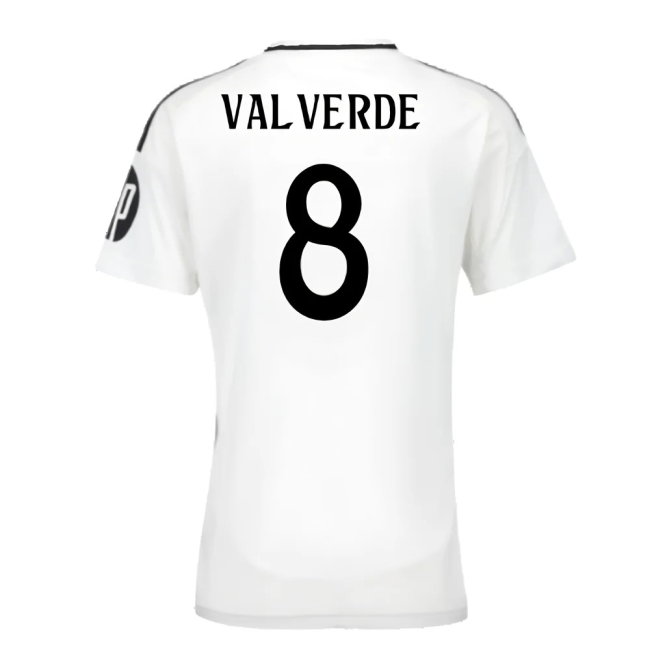2024-2025 Real Madrid Home Shirt (Womens) (Valverde 8)