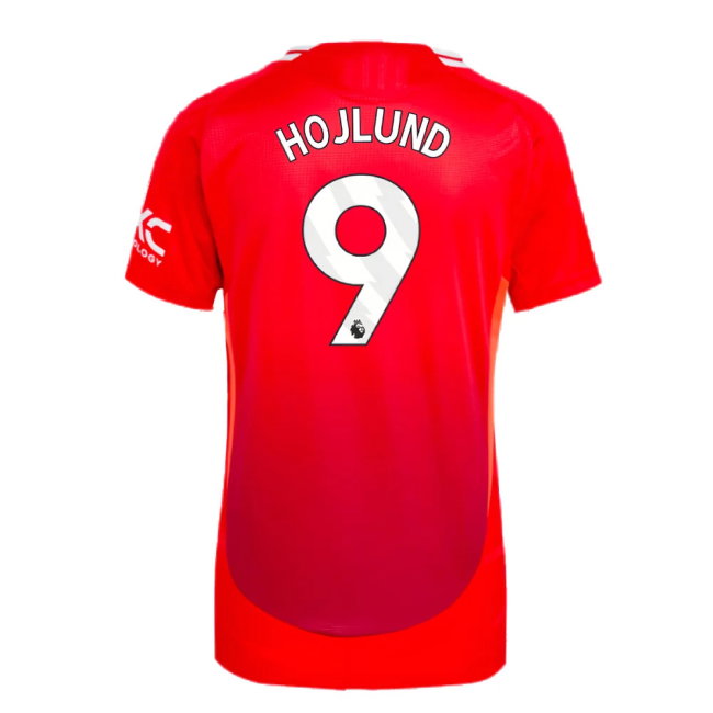 2024-2025 Man Utd Authentic Home Shirt (Womens) (Hojlund 9)
