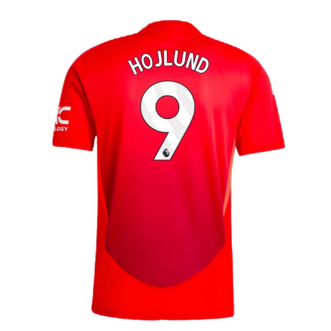 2024-2025 Man Utd Authentic Home Shirt (Hojlund 9)