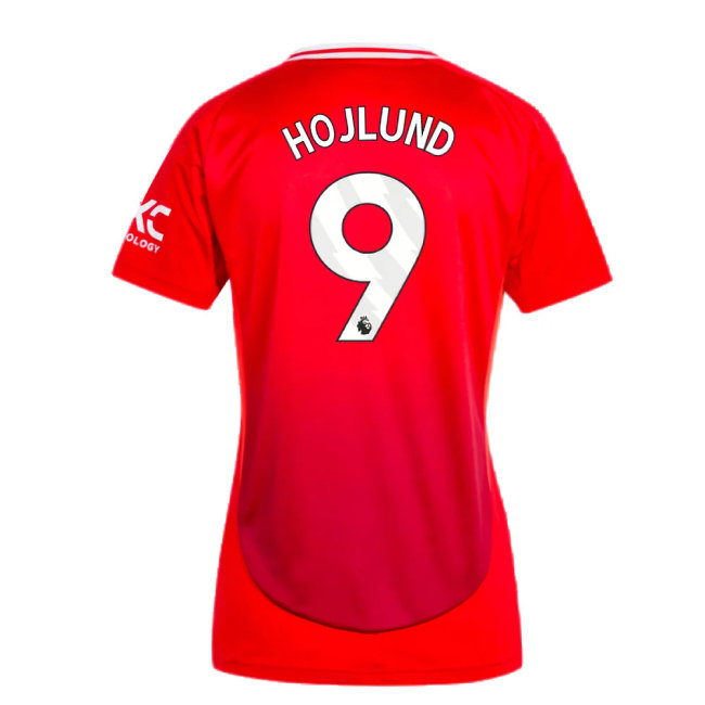 2024-2025 Man Utd Home Shirt (Womens) (Hojlund 9)