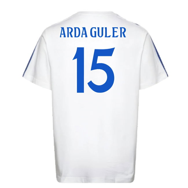2024-2025 Real Madrid DNA Tee (White) (Arda Guler 15)