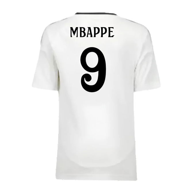 2024-2025 Real Madrid Home Youth Kit (Mbappe 9)