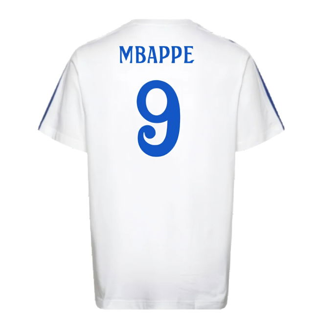 2024-2025 Real Madrid DNA Tee (White) (Mbappe 9)