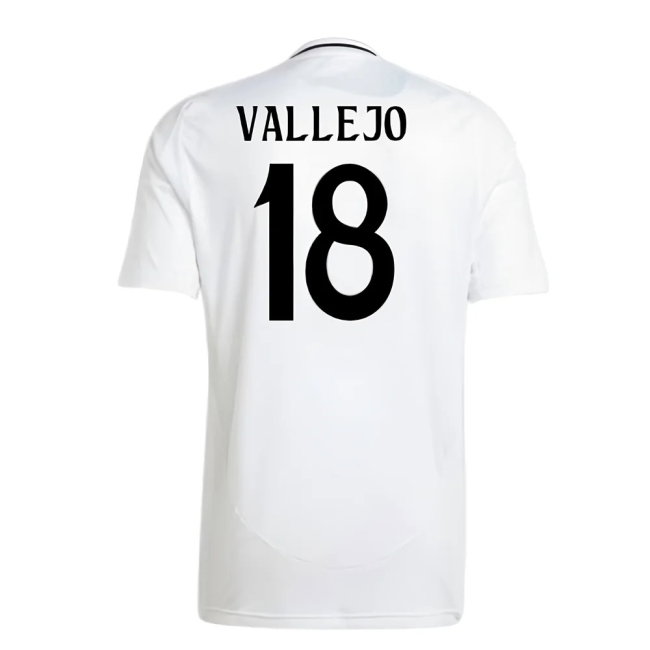 2024-2025 Real Madrid Home Shirt (Vallejo 18)
