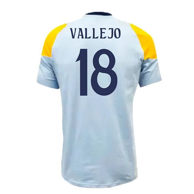 2024-2025 Real Madrid Training Tee (Glow Blue) (Vallejo 18)