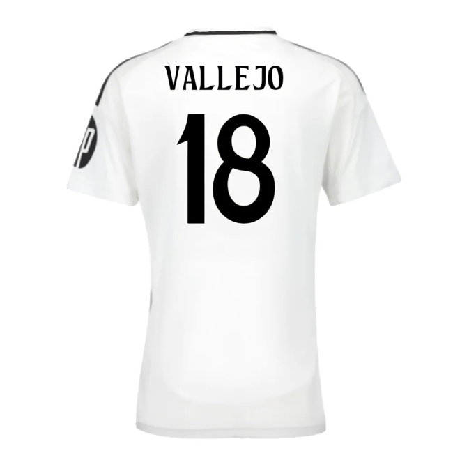2024-2025 Real Madrid Home Shirt (Womens) (Vallejo 18)