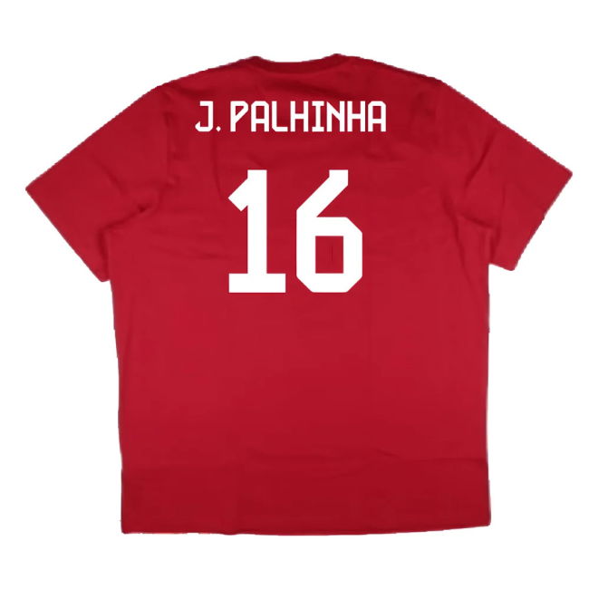 2024-2025 Bayern Munich DNA Graphic Tee (Red) (J. Palhinha 16)