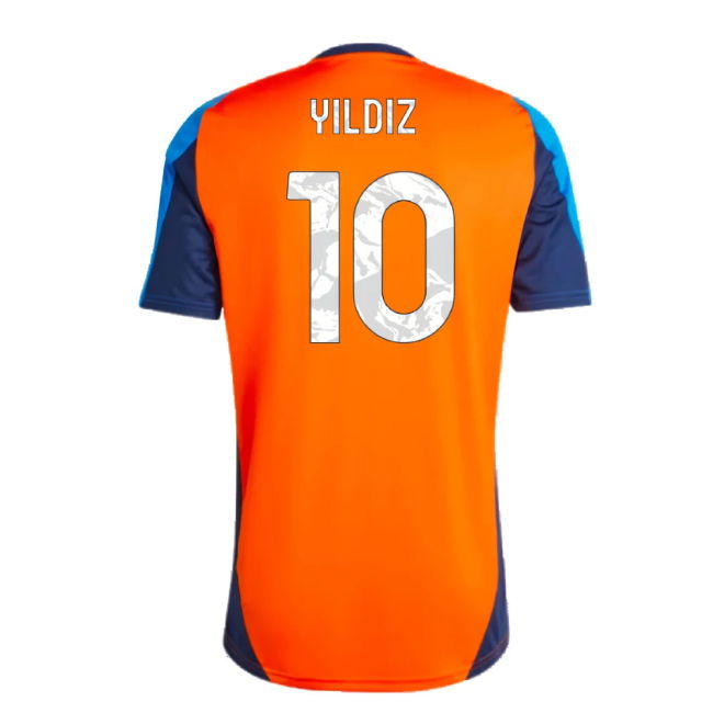 2024-2025 Juventus Training Jersey (Orange) (Yildiz 10)