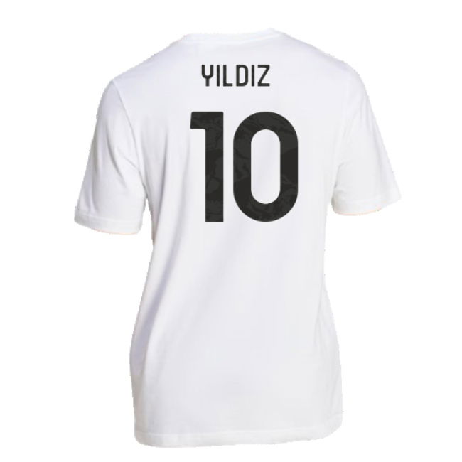 2024-2025 Juventus DNA Graphic Tee (White) (Yildiz 10)