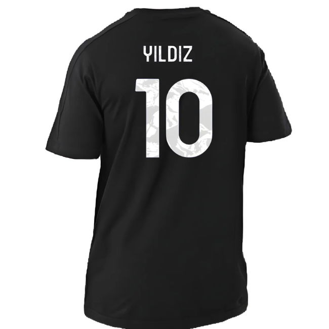 2024-2025 Juventus DNA Tee (Black) (Yildiz 10)