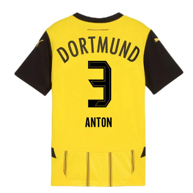 2024-2025 Borussia Dortmund Home Shirt (Kids) (Anton 3)