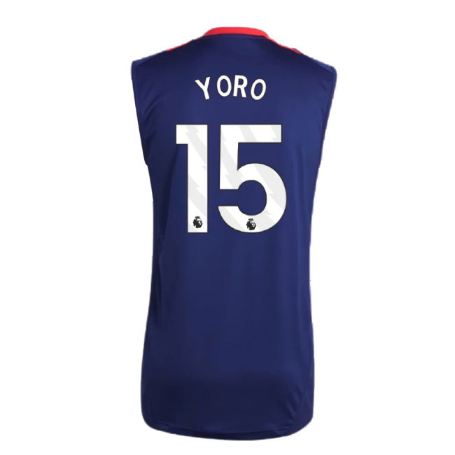 2024-2025 Man Utd Sleeveless Jersey (Night Indigo) (Yoro 15)