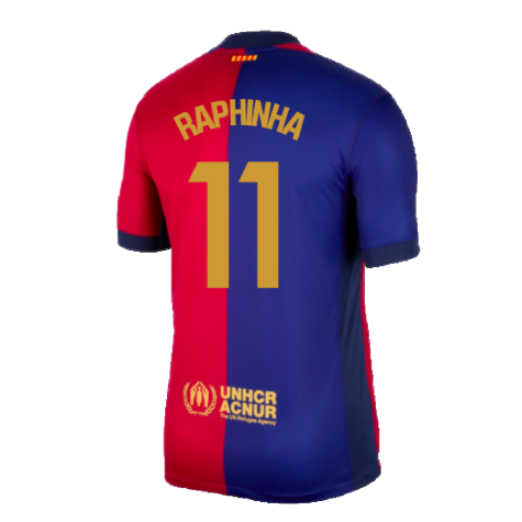 2024-2025 Barcelona Home Shirt (Raphinha 11)