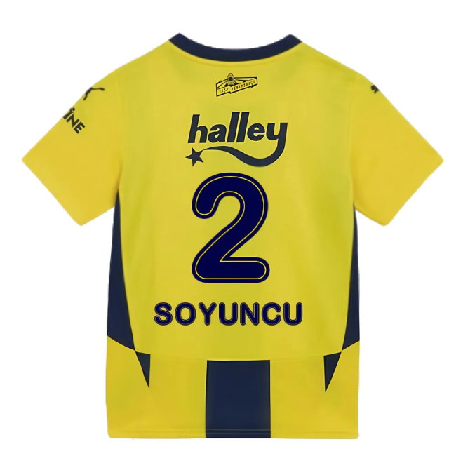 2024-2025 Fenerbahce Home Shirt (Kids) (Soyuncu 2)