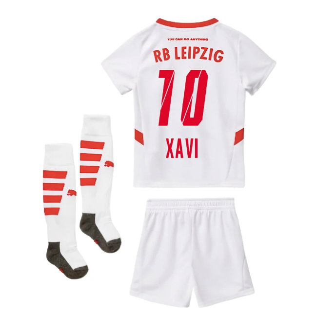 2024-2025 Red Bull Leipzig Home Mini Kit (Xavi 10)